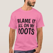 FUNNY FAMILY REUNION T-Shirts, 'ROOTS' past het aa T-shirt (Voorkant)