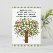 Funny Family Reunion-uitnodigingen Kaart (Staand voorkant)