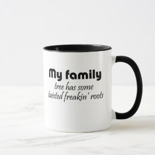 Funny family tree citeert cadeautjes koffiekopjes  mok