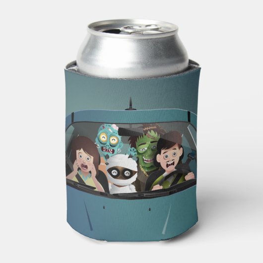 Funny Family Vacation Halloween Nightmare Blikjeskoeler (Blikje Voorkant)