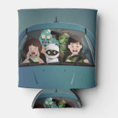 Funny Family Vacation Halloween Nightmare Blikjeskoeler (Voorkant)