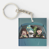 Funny Family Vacation Halloween Nightmare Sleutelhanger (voorkant)