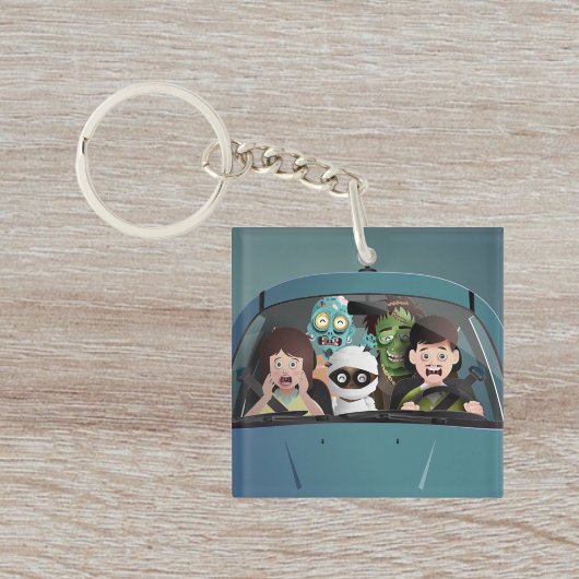 Funny Family Vacation Halloween Nightmare Sleutelhanger