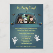 Funny Family Vacation Halloween Nightmare Uitnodiging Briefkaart (Voorkant)
