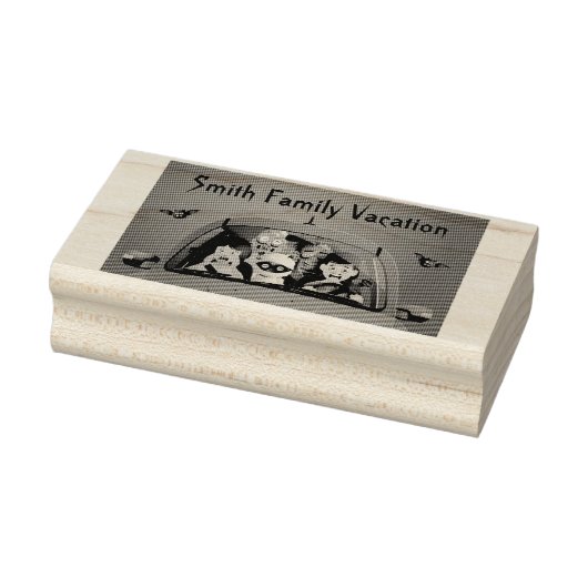 Funny Family Vacation Halloween Rubberstempel (Stempel)