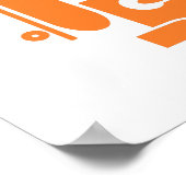 Funny family vakantion campervan poster (Hoek)