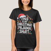 Funny Family Xmas Men Women Kids This Is My Christ T-shirt (Voorkant)