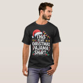Funny Family Xmas Men Women Kids This Is My Christ T-shirt (Voorkant volledig)