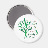 Funny FamilyTree Magneet (Voorkant / Achterkant)