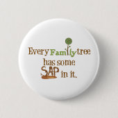 Funny FamilyTree Ronde Button 5,7 Cm (Voorkant)