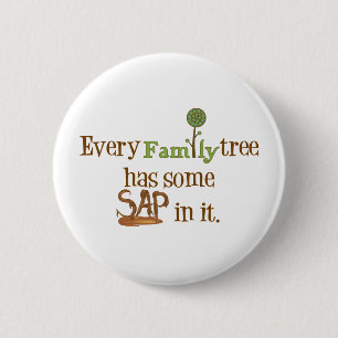 Funny FamilyTree Ronde Button 5,7 Cm