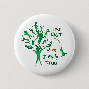 Funny FamilyTree Ronde Button 5,7 Cm