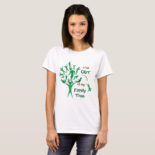 Funny FamilyTree T-shirt (Voorkant volledig)