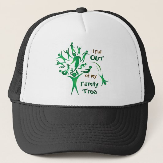 Funny FamilyTree Trucker Pet (Voorkant)