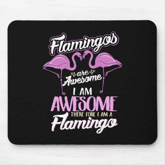 Funny Famingo Geweldige Flamingos Bird Lover Gift Muismat (Voorkant)