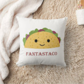 Funny Fantastaco Taco Pun Cute Kawaii Taco Kussen (Deken)