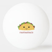 Funny Fantastaco Taco Pun Cute Kawaii Taco Pingpongbal (Achterkant)
