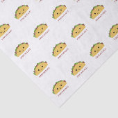 Funny Fantastaco Taco Pun Cute Kawaii Taco Tissuepapier (Detail)