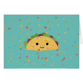 Funny Fantastaco Verjaardag Kawaii Taco Kaart