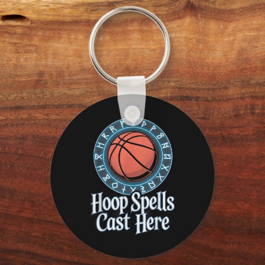 Funny Fantasy Basketball Spell League Draft Game  Sleutelhanger (Voorkant)