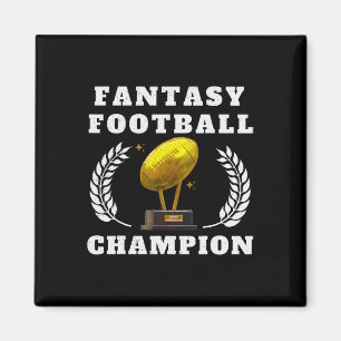 Funny Fantasy Football 2025 Champion Fantasy Voetb Magneet