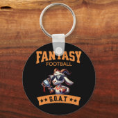 Funny Fantasy Football Champion Goat Sleutelhanger (Voorkant)