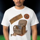 Funny Fantasy Football Loser Shirt gepersonaliseer