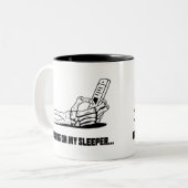 Funny Fantasy Football Tweekleurige Koffiemok (Voorkant links)