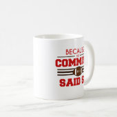 Funny Fantasy Football zegt zo koffieMok (Voorkant rechts)