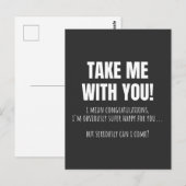 Funny Farewell Mug For Coworker Leaving Goodbye Bo Briefkaart (Voorkant / Achterkant)