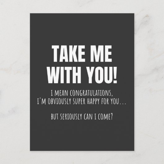 Funny Farewell Mug For Coworker Leaving Goodbye Bo Briefkaart (Voorkant)