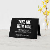 Funny Farewell Mug For Coworker Leaving Goodbye Bo Kaart (Gele Bloem)