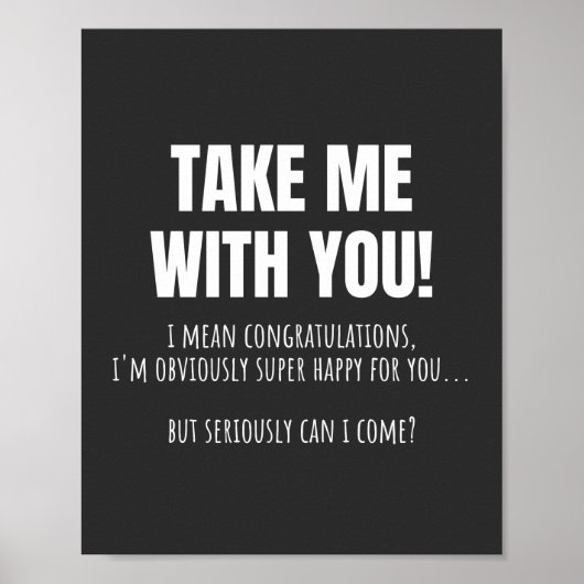 Funny Farewell Mug For Coworker Leaving Goodbye Bo Poster (Voorkant)