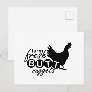 Funny Farm verse leveranciers van verse eieren woo Briefkaart