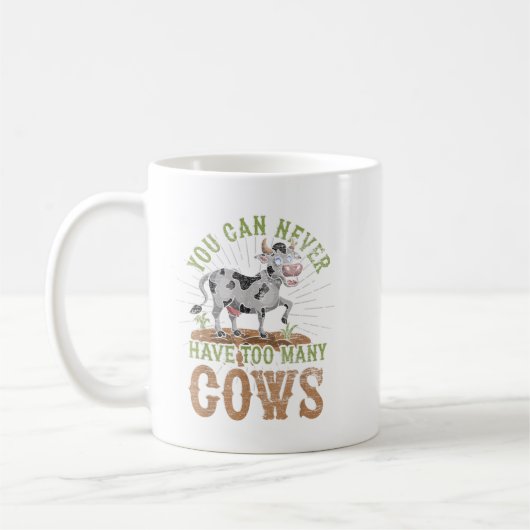 Funny Farmer Farm Animal Lover Cute Cow Lrbva. Per Koffiemok (Links)