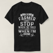 Funny Farmer Gift For Men Farming Agriculture Love T-shirt (Design voorkant)