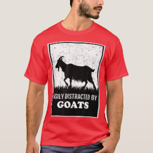 Funny Farmer Goat Lover gemakkelijk verstoord door T-shirt