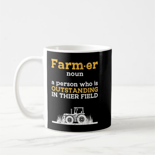 Funny Farmers for Boerderij, Tractor & Farming Fan Koffiemok (Links)