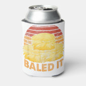 Funny Farming Baled It Boerderij Joke Hay Bale Pun Blikjeskoeler (Blikje Achterkant)