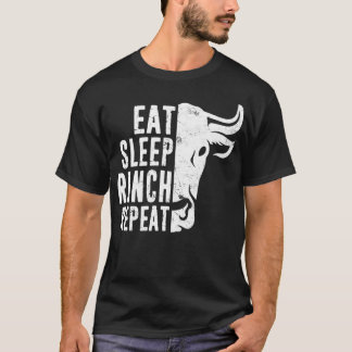 Funny Farming Dairy Farmer Cattle Rancher Gift Dis T-shirt