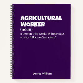 Funny Farming Definition Notitieboek