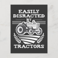 Funny Farming Distracted by Tractors lover Farmer