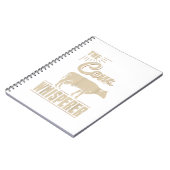 Funny Farming Koe Lover Farmer Gifts Retro Koe Whi Notitieboek (Linkerzijde)
