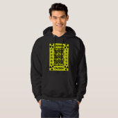 Funny Fart Costume Caution Farting Range Joke Hoodie (Voorkant volledig)