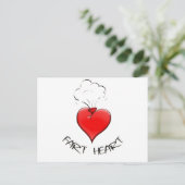 Funny Fart Heart Briefkaart (Staand voorkant)