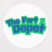 Funny Fart Humor Labels (Design 2)