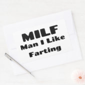 Funny Fart Humor Rechthoekige Sticker (Envelop)