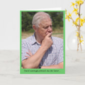 Funny Farter Kaart (Gele Bloem)