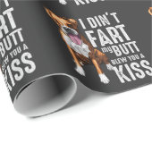 Funny Farting Boxer Hondenliefhebber Joke Cadeaupapier (Rol Hoek)