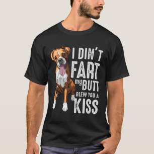 Funny Farting Boxer Hondenliefhebber Joke T-shirt